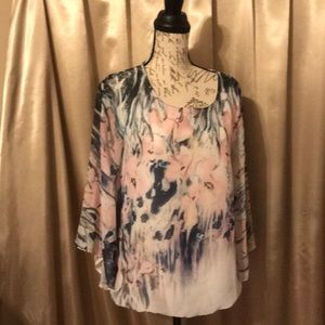 Alyx waterfall colors blouse